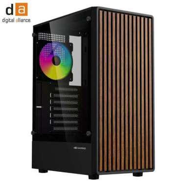Digital Alliance DA OASIS TG WOOD - ATX Gaming Case