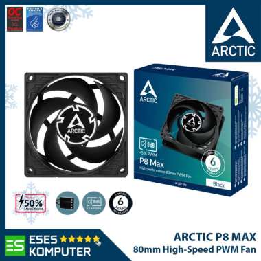 Fan Arctic P8 MAX PWM | 8cm 80mm High-Speed PWM Fan