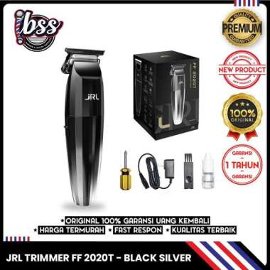 RL CLIPPER FF 2020C / JRL TRIMMER FF 220T ORIGINAL ALAT CUKUR RAMBUT - TRIMMER FF 2020 BLACK SILVER
