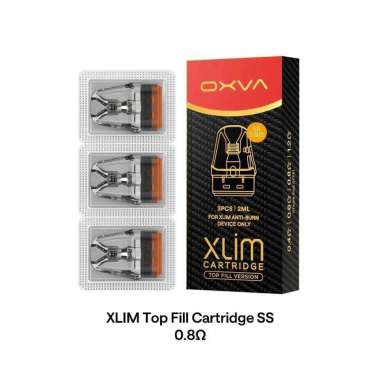 CARTRIDGE - Oxva Xlim SS (For Xlim Pro 2 DNA Version Only) 0.6 0.8 1.2 ohm Material SS (Stainless St