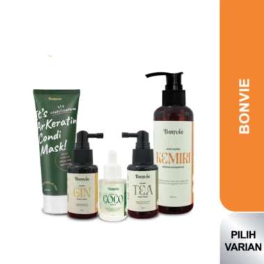 Bonvie Gin Hair Tonic //Bonvie Shampoo //Bonvie Hair Oil //Bonvie Condi Mask//Bonvie Tea Tonic Serum