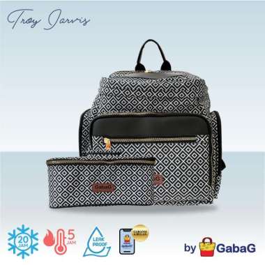 GabaG Tas Asi β Backpack Coolerbag Troy (Laptop Fit) | Tas Bekal | tas bayi | Diaper Bag - Lavie bab