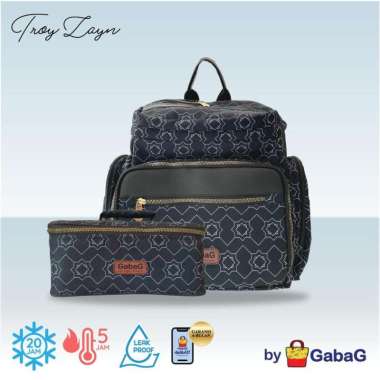 GabaG Tas Asi – Backpack Coolerbag Troy (Laptop Fit) | Tas Bekal | tas bayi | Diaper Bag - Lavie bab