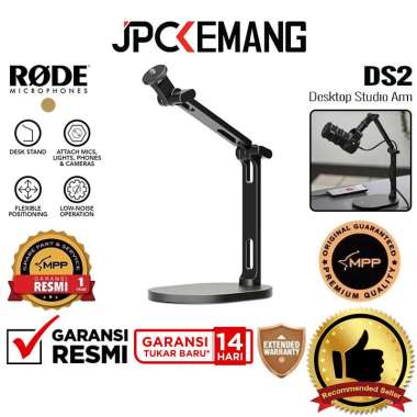 JPC KEMANG Rode DS2 Desktop Studio Arm for Microphones Rode DS 2 Stand Mic for Podcast GARANSI RESMI