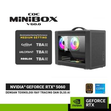 COC MINI BOX V60.0 - Paket PC Rakitan Mini ITX GeForce RTX 5060