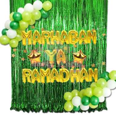 Paket Dekorasi Ramadhan / Eid Mubarak / Marhaban Ya Ramadhan Marhaban Ya Ramadhan