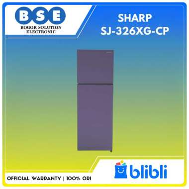 Kulkas Sharp SJ-326XG-CP 237 Liter Ice Twist Maker Kulkas 2 Pintu SJ326XGCP