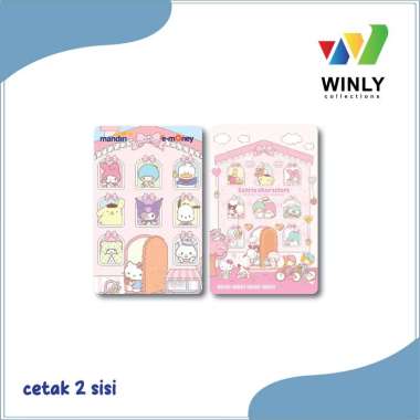 Mandiri E-Money Custom Sanrio Kartun Anime Emoney Tapcash Brizzi - 2 SISI TAPCASH GLOSSY EMBOS