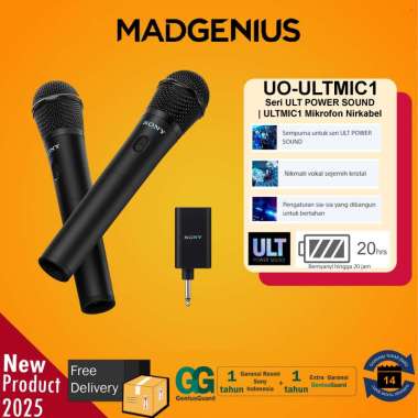 SONY Original Mikrofon Sony ULTMIC1 Nirkabel / ULT Mic Wireless Microphone UO-ULTMIC , Garansi Resmi