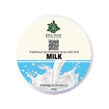 Bali Alus Lulur Spa Cream 100 gr Scrub Lulur Bali Mandi Kulit Halus Milk