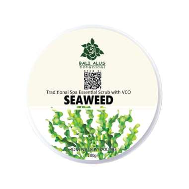 Bali Alus Lulur Spa Cream 100 gr Scrub Lulur Bali Mandi Kulit Halus Seaweed