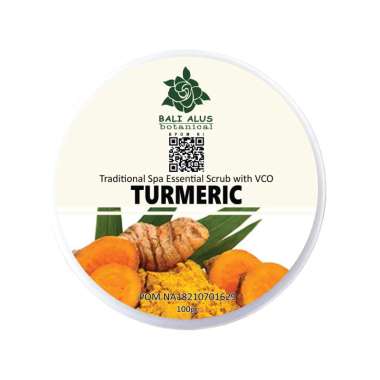 Bali Alus Lulur Spa Cream 100 gr Scrub Lulur Bali Mandi Kulit Halus Turmeric