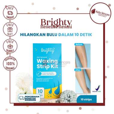 BRIGHTY Hair Removal Waxing Strip Kit Waxing Ketiak