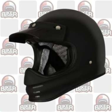 Helm Origine Virgo Fullface Modern Retro Classic Helmet - Cakil Helm Black Gloss M