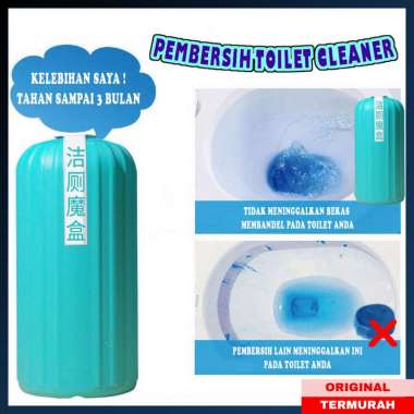 Toilet Cleaner Penyegar Otomatis 200 Gram Magic Wash WC Bau Hilang JASMINE-BIRU