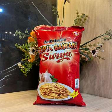 Kerupuk Bawang Surya Asli Makassar β Rasa Pedas & Original Bawang | Oleh-Oleh Khas Makassar 225gr Ba