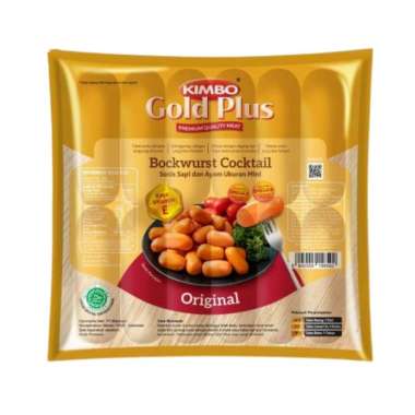 Kimbo Sosis Sapi Cocktail Gold Plus 420 gr