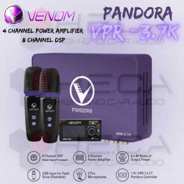 Venom Pandora VPR-3.7K Processor 8 Channel + Karaoke Built-in Power 4 Channel Amplifier DSP Prosesor