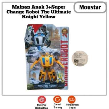 Mainan Anak Laki Laki Robot Super Change The Ultimate Knight Yellow