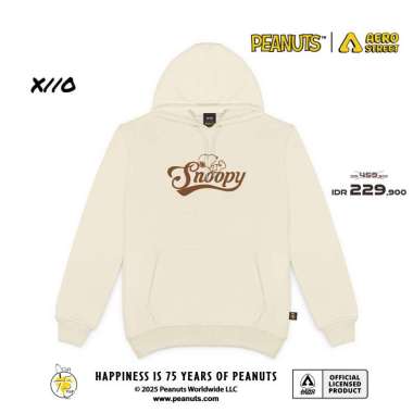 Aerostreet Hoodie Snoopy Sleep Krem Sweater Jumper CBAAA M