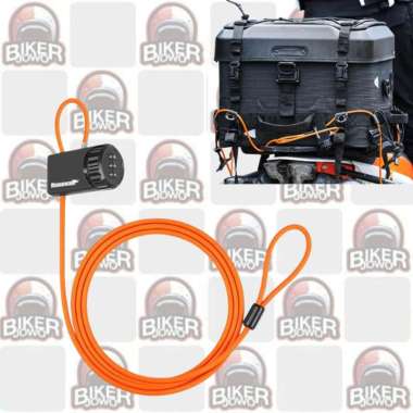 Rhinowalk XM10200 Tali Gembok For MFT2306 MJX2003 Anti-Theft Wire Combination Lock Kunci Helm Sepeda