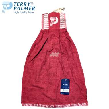 Lap Gantung Jumbo Terry Palmer Premium Tebal Serbet / Handuk Tangan 34x100 Cm Merah