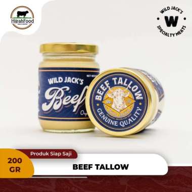 Wild Jack's Beef Tallow | Grass-fed Beef Tallow - 200 gram