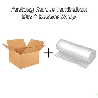 Packing Kardus Tambahan Dus + Bubble Wrap - Extra Pengemasan Handphone / Laptop / TV Extra Packing 1