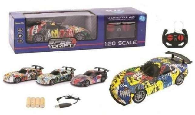 Mobil Remote Control WarnaWarni Mobil Rc Speed Drift 4 Function Rc Car