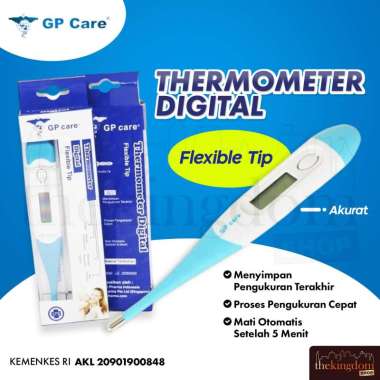 GP Care Thermometer Digital Flexible Tip Thermo Termo Termometer Alat Pengukur Suhu Tubuh Badan Keti