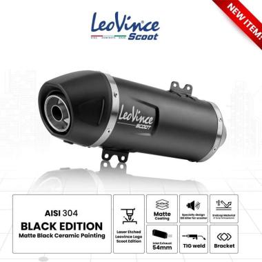 Knalpot Leovince LV Scoot Fullsystem Nmax New Neo Turbo Aerox New Alpha Turbo With Header Drake Orig