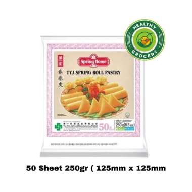 TYJ Spring Roll Pastry 50 Sheet 250gr ( 125mm x 125mm )