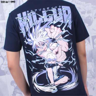 CLOWOR Killua Zoldyck Godspeed Mode Hunter x Hunter Anime T-Shirt XL