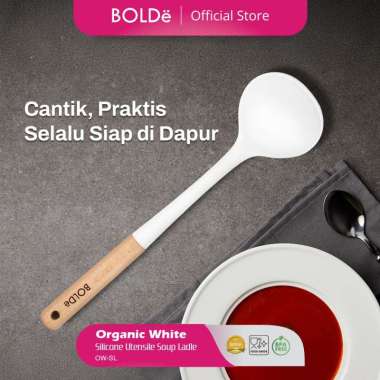 BOLDe Organic White Utensil Soup Ladle