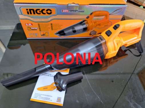 Vacuum Cleaner Cordless 20V Sedot Debu INGCO CVLI201261 VACUM HISAP DEBU UNIT ONLY READY MEDAN