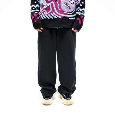 Dryroots Inc. Sweetpants Y2K Loose Baggy Fit Fleece Celana Jogger Training XL Black