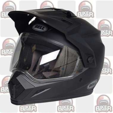 Bell MX-9 Adventure Mips Helm Adventure Helm Retro Fullface Retro Classic Helmet MATTE BLACK L