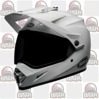 Bell MX-9 Adventure Mips Helm Adventure Helm Retro Fullface Retro Classic Helmet GLOSS WHITE XL