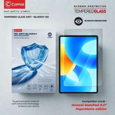 COPPER Tempered Glass HD Anti Blueray untuk Huawei Matepad 11" (2021/2023) / SE 11" / 11.5" / Air 11