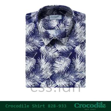 Kemeja Pria Lengan Pendek Crocodile 828-933 Putih S