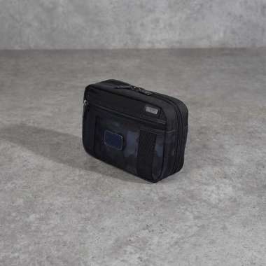 Tas TUMI MCGUIRE CAMO BLUE BLACK POUCH 100% ORIGINAL Size 24X8X16CM