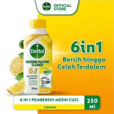 Dettol Washing Machine Cleaner Lemon 250ml