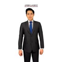 Jas Formal Pria Kancing 2 Navy-Hitam-Abu Tua 1119 MOTIF|Andre Laurent