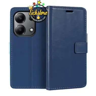 Custodia A Portafoglio Per Xiaomi Poco M6 Pro 4G: Pelle Morbida E Tanti Scomparti - Verde Elegante - 2