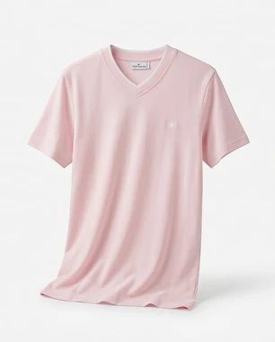 Kaos Pria Tom tailor Basic Tshirt Vneck
