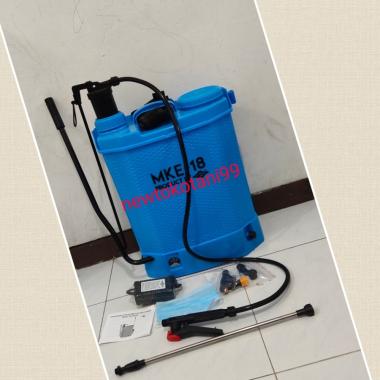 Sprayer tangki semprot elektrik 16 liter tangki cas MKE 2in1