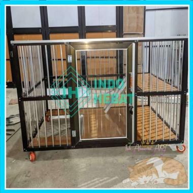 Kandang Kucing Alumunium Pintu 1 Minimalis Murah Kekinian