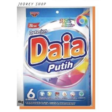 Promo Harga Daia Deterjen Bubuk Putih 4000 gr - Blibli