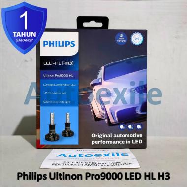 Philips Ultinon Pro9000 LED HL H3 5800K White Putih Gen3 Lampu Mobil Altis APV Baleno Juke Sirion
