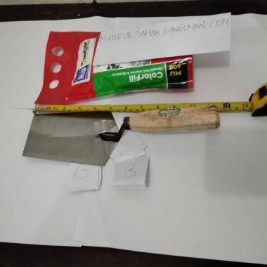 PAKET MU 408 1KG PUTIH NAT KERAMIK SEDOK SEMEN KOTAK SUPER GAGANG KAYU